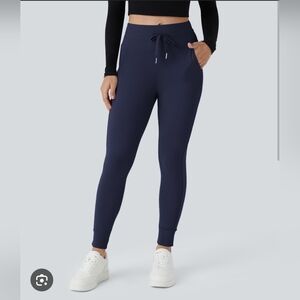 HALARA Softlyzero™ Airy High Waisted Drawstring Side Pocket Plain Joggers